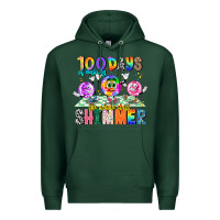 Sports Green 100 Days Of Making The Whole Class Shimmer Premium Hoodie - CowhideDigitalArt