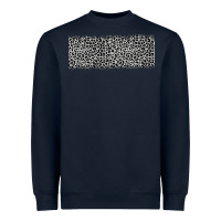 Navy grey leopard Heavyweight Sweatshirt - JahusDesignShop
