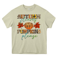 Mossy autumn leaves and pumpkins please Heavy Core Tee - CowGirlArtShop