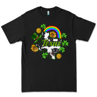 Black Texas map St. Patrick's Premium Tee - CowGirlArtShop