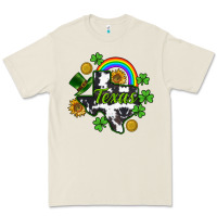 Bone Texas map St. Patrick's Premium Tee - CowGirlArtShop