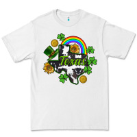 White Texas map St. Patrick's Premium Tee - CowGirlArtShop