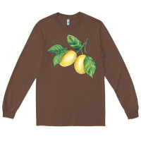 Chestnut lemons Long Sleeve Tee - BundleAndBundleShop
