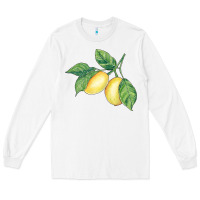 White lemons Long Sleeve Tee - BundleAndBundleShop