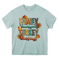 Family Thanksgiving Turkey Blessing Heavy Core Tee | Teevron