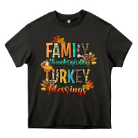 Asphalt family thanksgiving turkey blessing Heavy Core Tee - CowGirlArtShop