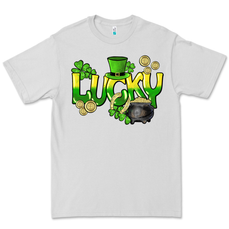 Lucky St. Patrick's Day Premium Tee by HowdyJamesFarm | Teevron