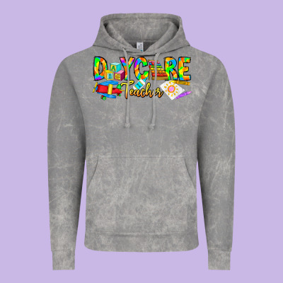 Daycare Teacher Vintage Hoodie Designed By Cowhidedigitalart