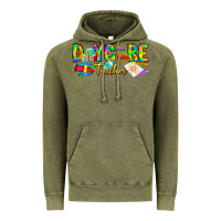Vintage Olive daycare teacher Vintage Hoodie - CowhideDigitalArt