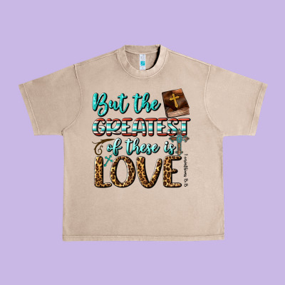 But The Greatest Of These Is Love Urban Heavy Tee Designed By Bundleandbundleshop