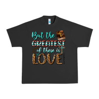 Pigment Black But The Greatest Of These Is Love Urban Heavy Tee - BundleAndBundleShop