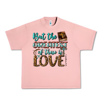 Salmon But The Greatest Of These Is Love Urban Heavy Tee - BundleAndBundleShop