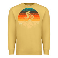 Antique Gold mountainbike downhill retro vintage gift   mountain bike Premium Sweatshirt - DesigneFamous