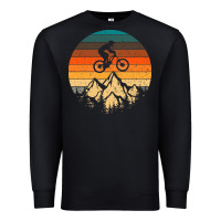 Black mountainbike downhill retro vintage gift   mountain bike Premium Sweatshirt - DesigneFamous