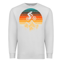 Dove Grey mountainbike downhill retro vintage gift   mountain bike Premium Sweatshirt - DesigneFamous