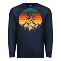 Navy mountainbike downhill retro vintage gift   mountain bike Premium Sweatshirt - DesigneFamous