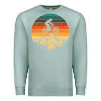 Seafoam mountainbike downhill retro vintage gift   mountain bike Premium Sweatshirt - DesigneFamous