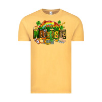 Vintage Mustard lucky nurse Vintage Tee - FaDigitalArtStudio