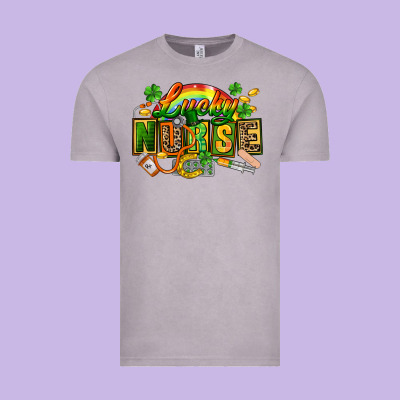 Lucky Nurse Vintage Tee Designed By Fadigitalartstudio