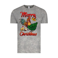Cloud Rock merry christmas chickens Vintage Tee - RanaPortraitStore