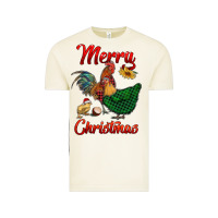 Vintage Arctic merry christmas chickens Vintage Tee - RanaPortraitStore