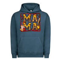 Pigment Midnight Navy softball mama Urban Hoodie - Jasminsmagicworld