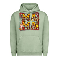 Pigment Oil Green softball mama Urban Hoodie - Jasminsmagicworld