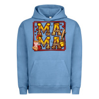 Pigment Pebble Blue softball mama Urban Hoodie - Jasminsmagicworld