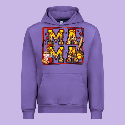 Softball Mama Urban Hoodie Designed By Jasminsmagicworld