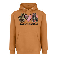 Meerkat peace love pitbull Heavyweight Hoodie - JahusDesignShop