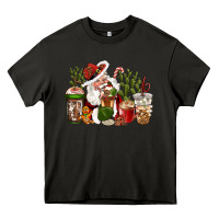 Asphalt western santa cowboy coffe cups christmas Heavy Core Tee - CowGirlArtShop