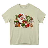 Mossy western santa cowboy coffe cups christmas Heavy Core Tee - CowGirlArtShop
