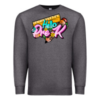Charcoal Heather hello pre k Premium Sweatshirt - JahusDesignShop
