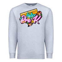 Heather Grey hello pre k Premium Sweatshirt - JahusDesignShop