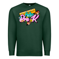 Sports Green hello pre k Premium Sweatshirt - JahusDesignShop