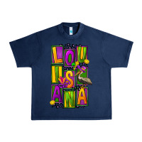 Navy mardi gras louisiana Urban Heavy Tee - FaDigitalArtStudio