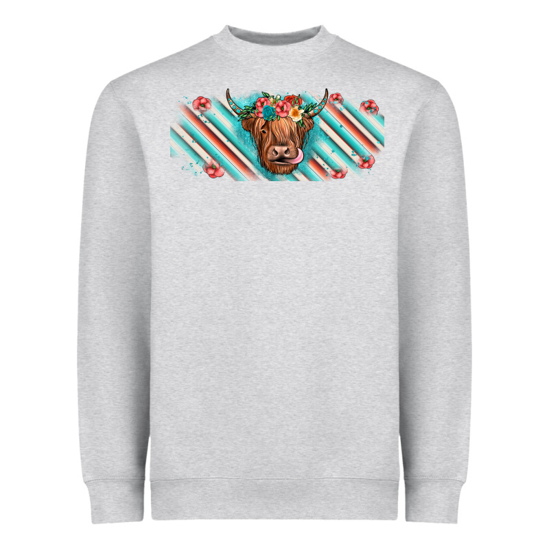 Cow Floral Heavyweight Sweatshirt by JahusDesignShop | Teevron