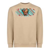 Mushroom cow floral Heavyweight Sweatshirt - JahusDesignShop