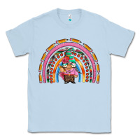 Dusty Blue teacher gnome rainbow Classic Tee - Artiststas