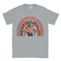 Heather Grey teacher gnome rainbow Classic Tee - Artiststas