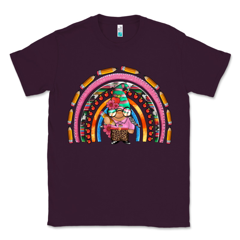 Teacher Gnome Rainbow Classic Tee by Artiststas | Teevron