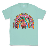 Seafoam teacher gnome rainbow Classic Tee - Artiststas