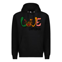 Black love Christmas Premium Hoodie - CowhideDigitalArt