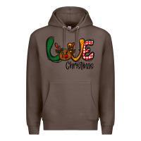 Coffee love Christmas Premium Hoodie - CowhideDigitalArt