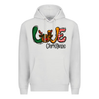 Dove Grey love Christmas Premium Hoodie - CowhideDigitalArt