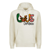 Oatmeal Heather love Christmas Premium Hoodie - CowhideDigitalArt