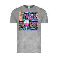 Cloud Rock nail boss money hand and wine with gemstone leopard and zebra seamless Vintage Tee - BundleAndBundleShop