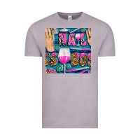 Vintage Zinc nail boss money hand and wine with gemstone leopard and zebra seamless Vintage Tee - BundleAndBundleShop