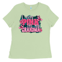 Matcha i wear pink for my grandma Ladies Tee - FaDigitalArtStudio