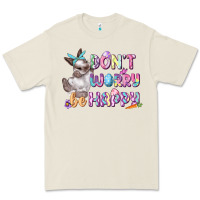 Bone Don't worry be happy Easter Premium Tee - CowGirlArtShop